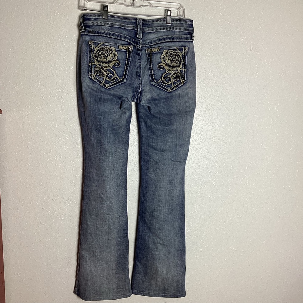 ARIAT TORQUOISE WOMENS BOOT CUT JEANS - Picture 2 of 16